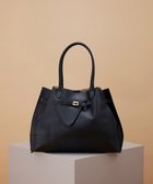 【トプカピ/TOPKAPI】の【TREASURE TOPKAPI】シュリンクレザー ベルトデザインA4トートバッグ ブラック|ID: prp329100004479852 ipo3291000000031929912