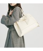 【トプカピ/TOPKAPI】の【TREASURE TOPKAPI】シュリンクレザー ベルトデザインA4トートバッグ クリーム|ID: prp329100004479852 ipo3291000000031929915