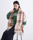 【ムーンバット/MOONBAT】のWEB限定【洗える】ミエル (miel) カシミヤ100% チェックストール ベージュ|ID: prp329100004480280 ipo3291000000031889507