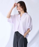 【エニー/ANY】の【新色追加】スキッパーネック袖タックブラウス 人気、トレンドファッション・服の通販 founy(ファニー) ファッション Fashion レディースファッション Fashion for Women トップス・カットソー Cut & Sew Tops シャツ・ブラウス・オフィスカジュアル Elegant Blouses & Button-Ups スキッパー Skipper, Open Collar ストライプ Stripe, Striped Pattern デニム Denim, Jeans Material フェミニン Feminine, Girly 夏 Summer 春 Spring S/S・春夏 SS, Spring/Summer, Warm Season 無地 Plain, Solid Color thumbnail ピンク|ID: prp329100004480714 ipo3291000000034809391