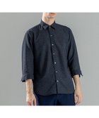 【ジョゼフ オム/JOSEPH HOMME / MEN】の新型・新素材【軽量/洗える/ストレッチ】レノクロスストレッチ 7分袖レギュラーカラーシャツ ネイビー系|ID: prp329100004480749 ipo3291000000031929723