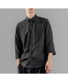 【ジョゼフ オム/JOSEPH HOMME / MEN】の新型・新素材【軽量/洗える/ストレッチ】レノクロスストレッチ 7分袖レギュラーカラーシャツ ブラック系|ID: prp329100004480749 ipo3291000000031929724