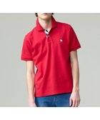 【ジェイ プレス/J.PRESS / MEN】の気品と愛嬌のバランスが抜群!【J.PRESS人気NO1ポロシャツ】 バックブルカノコレジメン ポロシャツ レッド系|ID: prp329100004480762 ipo3291000000032633810