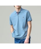 【ジェイ プレス/J.PRESS / MEN】の気品と愛嬌のバランスが抜群!【J.PRESS人気NO1ポロシャツ】 バックブルカノコレジメン ポロシャツ サックスブルー系|ID: prp329100004480762 ipo3291000000032633820