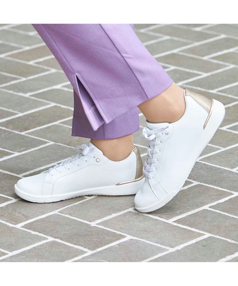 【イング/ing】のing 晴雨兼用スポーツスニーカー 人気、トレンドファッション・服の通販 founy(ファニー) 　ファッション　Fashion　レディースファッション　WOMEN　スポーツウェア　Sportswear　スニーカー　Sneakers　インソール　Insole　抗菌　Antibacterial　シューズ　Shoes　シンプル　Simple　スニーカー　Sneakers　スポーツ　Sports　トレンド　Trend　バランス　Balance　ビジュー　Bijou　ベーシック　Basic　レイン　Rain　再入荷　Restock/Back In Stock/Re Arrival　ビジネス 仕事 通勤　Business　 other-1|ID: prp329100004480841 ipo3291000000031967844
