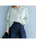 【23区/NIJYUSANKU】の【洗える】コットン コーデュロイ ブラウス スモーキーグリーン系|ID: prp329100004480864 ipo3291000000031756542