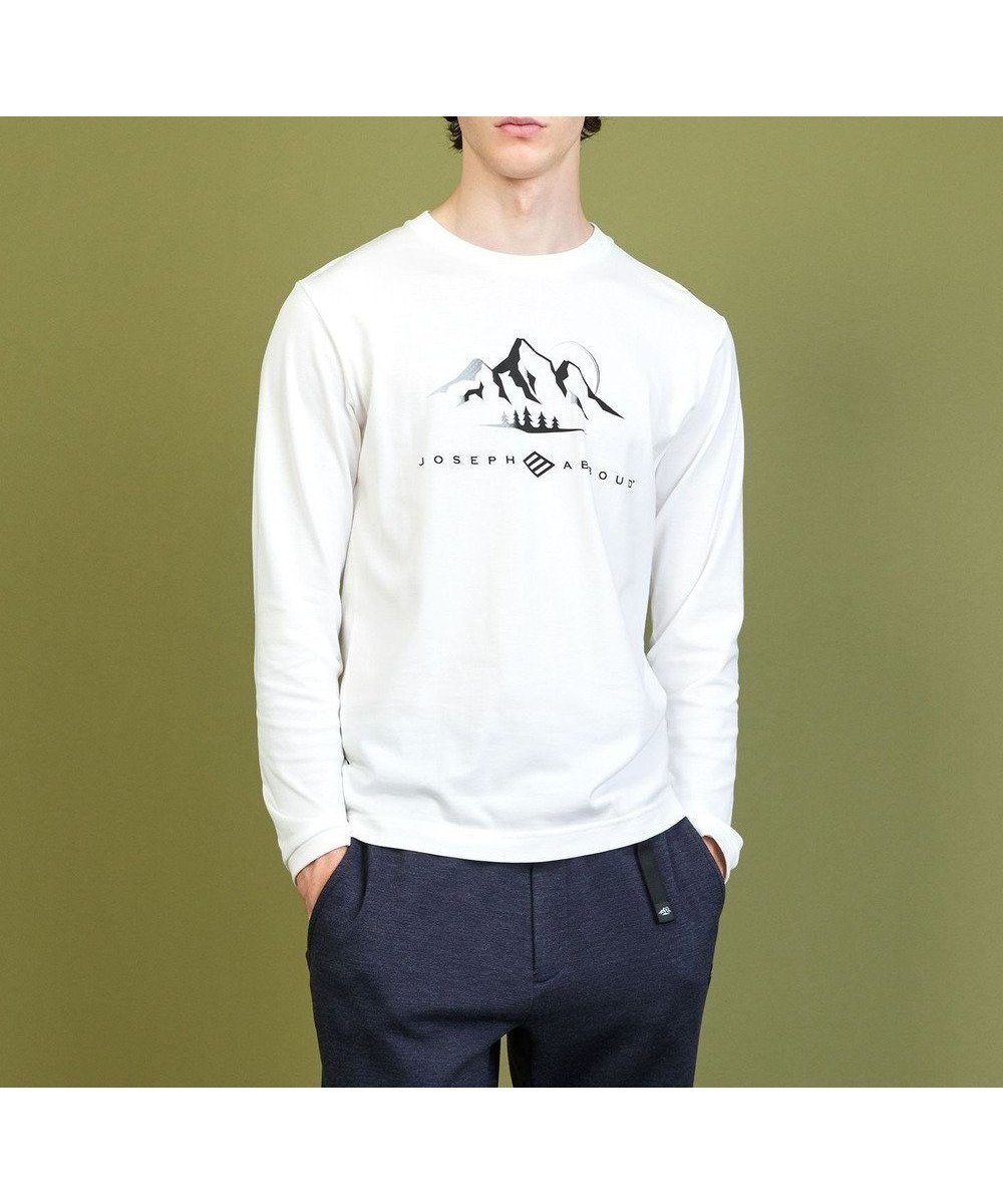 【ジョセフ アブード マウンテン/JOSEPH ABBOUD MOUNTAIN】のロゴ Tシャツ 人気、トレンドファッション・服の通販 founy(ファニー) 　ファッション　Fashion　レディースファッション　Fashion for Women　トップス・カットソー　Cut & Sew Tops　シャツ・ブラウス・オフィスカジュアル　Elegant Blouses & Button-Ups　ロングTシャツ・Tシャツ　Longline T-Shirts & Tees　カットソー・ベーシックTシャツ　Cut-and-Sewn Tops / Stretch Tees & Basics　カットソー　Cut and Sewn Top　プリント　Print, Printed Pattern　A/W・秋冬　Autumn/Winter　 other-1|ID: prp329100004480898 ipo3291000000033708269