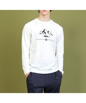 【ジョセフ アブード マウンテン/JOSEPH ABBOUD MOUNTAIN】のロゴ Tシャツ 人気、トレンドファッション・服の通販 founy(ファニー) ファッション Fashion レディースファッション Fashion for Women トップス・カットソー Cut & Sew Tops シャツ・ブラウス・オフィスカジュアル Elegant Blouses & Button-Ups ロングTシャツ・Tシャツ Longline T-Shirts & Tees カットソー・ベーシックTシャツ Cut-and-Sewn Tops / Stretch Tees & Basics カットソー Cut and Sewn Top プリント Print, Printed Pattern A/W・秋冬 Autumn/Winter |ID:prp329100004480898