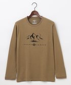 【ジョセフ アブード マウンテン/JOSEPH ABBOUD MOUNTAIN】のロゴ Tシャツ 人気、トレンドファッション・服の通販 founy(ファニー) ファッション Fashion レディースファッション Fashion for Women トップス・カットソー Cut & Sew Tops シャツ・ブラウス・オフィスカジュアル Elegant Blouses & Button-Ups ロングTシャツ・Tシャツ Longline T-Shirts & Tees カットソー・ベーシックTシャツ Cut-and-Sewn Tops / Stretch Tees & Basics カットソー Cut and Sewn Top プリント Print, Printed Pattern A/W・秋冬 Autumn/Winter thumbnail キャメル系|ID: prp329100004480898 ipo3291000000034177429
