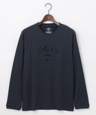 【ジョセフ アブード マウンテン/JOSEPH ABBOUD MOUNTAIN】のロゴ Tシャツ 人気、トレンドファッション・服の通販 founy(ファニー) ファッション Fashion レディースファッション Fashion for Women トップス・カットソー Cut & Sew Tops シャツ・ブラウス・オフィスカジュアル Elegant Blouses & Button-Ups ロングTシャツ・Tシャツ Longline T-Shirts & Tees カットソー・ベーシックTシャツ Cut-and-Sewn Tops / Stretch Tees & Basics カットソー Cut and Sewn Top プリント Print, Printed Pattern A/W・秋冬 Autumn/Winter thumbnail ネイビー系|ID: prp329100004480898 ipo3291000000034177430