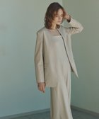 【アンフィーロ 自由区/UNFILO】の【接触冷感/UVケア/ストレッチ】TENNEN TOUCH ノーカラージャケット ベージュ|ID: prp329100004480910 ipo3291000000032076212