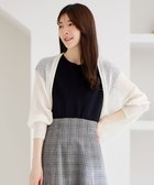 【エニィ スィス/any SiS】の【洗える】ボレロ カーディガン アイボリー|ID: prp329100004480982 ipo3291000000034348304