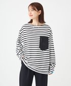 【シェアパーク/SHARE PARK】の【UNISEX】ボートネックボーダーTシャツ(S・Mサイズ) 人気、トレンドファッション・服の通販 founy(ファニー) ファッション Fashion レディースファッション WOMEN トップス・カットソー Tops/Tshirt シャツ/ブラウス Shirts/Blouses ロング / Tシャツ T-Shirts カットソー Cut and Sewn ユニセックス Unisex カットソー Cut And Sew A/W・秋冬 Aw・Autumn/Winter・Fw・Fall-Winter thumbnail オフ×ブラックボーダー|ID: prp329100004481006 ipo3291000000031591117