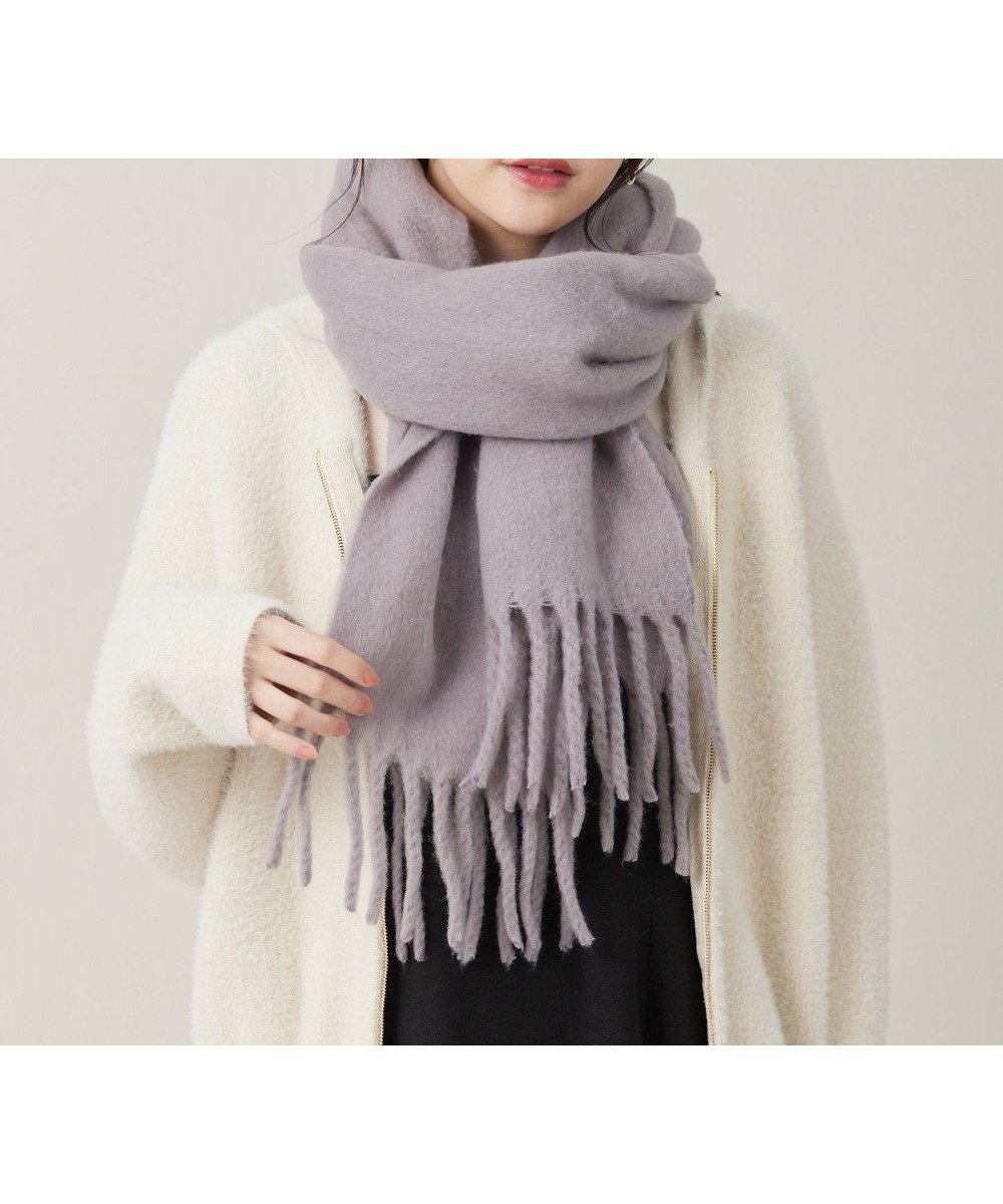 【エニィ スィス/any SiS】のフワリー無地 ストール インテリア・キッズ・メンズ・レディースファッション・服の通販 founy(ファニー) 　ファッション　Fashion　レディースファッション　WOMEN　ストール　Scarves　マフラー　Mufflers　おすすめ　Recommend　ストール　Stall　スヌード　Snood　マフラー　Scarf　無地　Plain Color　A/W・秋冬　Aw・Autumn/Winter・Fw・Fall-Winter　スレート|ID: prp329100004481092 ipo3291000000031696921