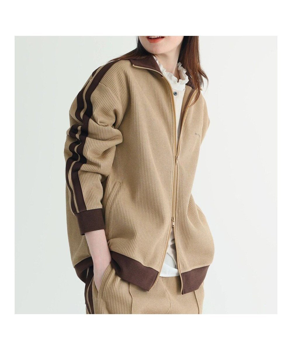 【クラフトスタンダードブティック/CRAFT STANDARD BOUTIQUE】のトラックジャケット インテリア・キッズ・メンズ・レディースファッション・服の通販 founy(ファニー) 　ファッション　Fashion　レディースファッション　WOMEN　アウター　Coat Outerwear　ジャケット　Jackets　ブルゾン　Blouson/Jackets　春　Spring　今季　This Season　切替　Switching　ジャケット　Jacket　セットアップ　Set Up　トレンド　Trend　ブルゾン　Blouson　ポケット　Pocket　ワッフル　Waffle　S/S・春夏　Ss・Spring/Summer　おすすめ　Recommend　夏　Summer　2024年　2024　2024春夏・S/S　Ss,Spring/Summer,2024　Beige|ID: prp329100004481139 ipo3291000000031951638