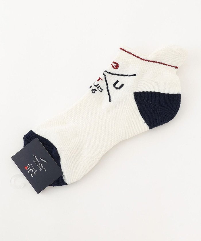 【23区 ゴルフ/NIJYUSANKU GOLF】の【WOMEN】アンクルソックス インテリア・キッズ・メンズ・レディースファッション・服の通販 founy(ファニー) https://founy.com/ ファッション Fashion レディースファッション WOMEN ソックス Socks レッグウェア Legwear アンクル Uncle ソックス Socks ベーシック Basic モチーフ Motif ラウンド Round |ID: prp329100004481165 ipo3291000000031591942