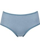 【ウィング/Wing】のショーツ 綿混(身生地部) ここちよいフィット感 ムレにくい(身生地部) 【デイリーフィット 綿混ボーダー】 はきこみ丈ふつう EC2650 ウイング/ワコール ブルー|ID: prp329100004481203 ipo3291000000032365361