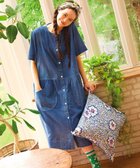 【ツモリチサト スリープ/tsumori chisato SLEEP】のツモリチサト ワンピース 5分袖 半袖 綿100%(本体) 楊柳素材 ロング丈(ふくらはぎ付近) レディース UNT149 /ワコール コン|ID: prp329100004481272 ipo3291000000031792477