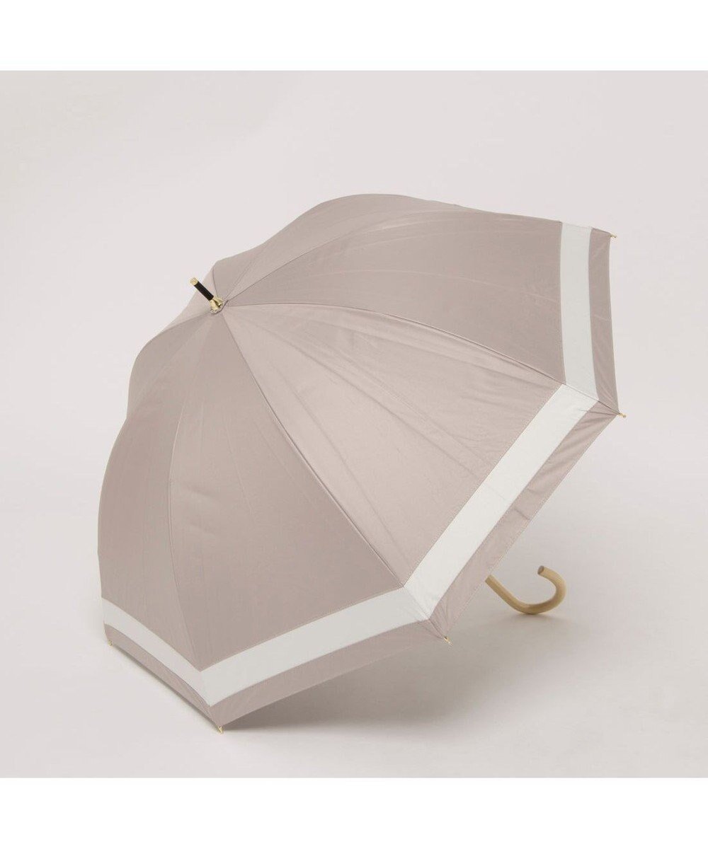 【アンビリオン/UNBILLION】のカシュネ cachenez / 【晴雨兼用】【日傘】UV カット率99%以上 PU切り継ぎボーダーバルーンショートパラソル インテリア・キッズ・メンズ・レディースファッション・服の通販 founy(ファニー) 　ファッション　Fashion　レディースファッション　Fashion for Women　レイングッズ・傘・晴雨兼用傘　Umbrellas & Rain Gear　アクセサリー　Fashion Accessories　傘　Umbrella, Parasol　シンプル　Simple, Minimal　スカーフ　Scarf, Neckwear　ハンド　Hand, Handmade　帽子　Hat, Headwear　日傘　Parasol, UV Umbrella　モチーフ　Motif, Design Theme　再入荷　Restock / Back in Stock　ダークベージュ|ID: prp329100004481277 ipo3291000000032599840