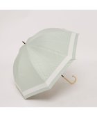 【アンビリオン/UNBILLION】のカシュネ cachenez / 【晴雨兼用】【日傘】UV カット率99%以上 PU切り継ぎボーダーバルーンショートパラソル グリーン|ID: prp329100004481277 ipo3291000000032599842