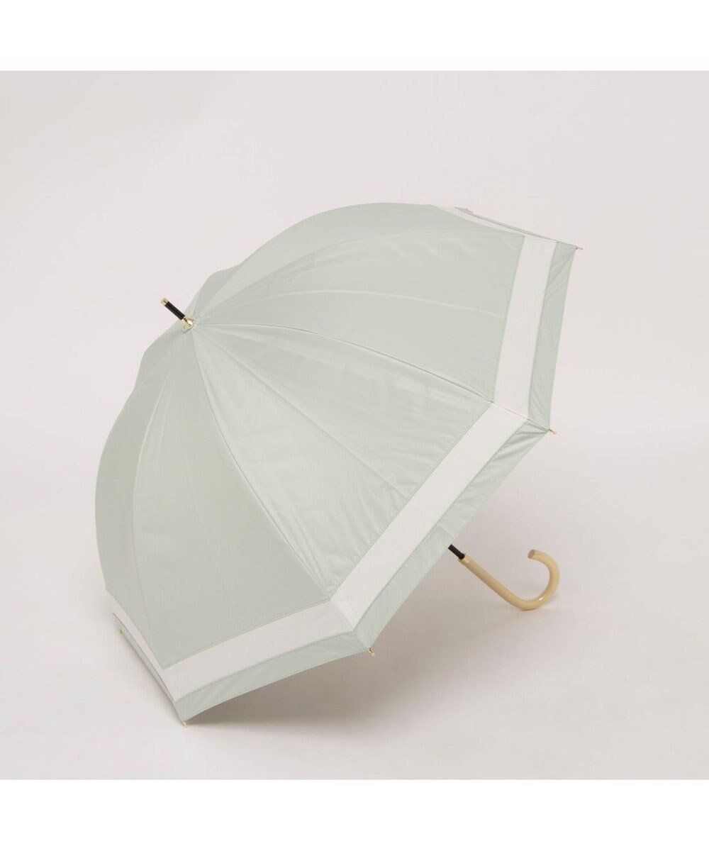 【アンビリオン/UNBILLION】のカシュネ cachenez / 【晴雨兼用】【日傘】UV カット率99%以上 PU切り継ぎボーダーバルーンショートパラソル インテリア・キッズ・メンズ・レディースファッション・服の通販 founy(ファニー) 　ファッション　Fashion　レディースファッション　Fashion for Women　レイングッズ・傘・晴雨兼用傘　Umbrellas & Rain Gear　アクセサリー　Fashion Accessories　傘　Umbrella, Parasol　シンプル　Simple, Minimal　スカーフ　Scarf, Neckwear　ハンド　Hand, Handmade　帽子　Hat, Headwear　日傘　Parasol, UV Umbrella　モチーフ　Motif, Design Theme　再入荷　Restock / Back in Stock　グリーン|ID: prp329100004481277 ipo3291000000032599842