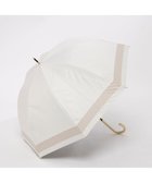 【アンビリオン/UNBILLION】のカシュネ cachenez / 【晴雨兼用】【日傘】UV カット率99%以上 PU切り継ぎボーダーバルーンショートパラソル ホワイト|ID: prp329100004481277 ipo3291000000032599845