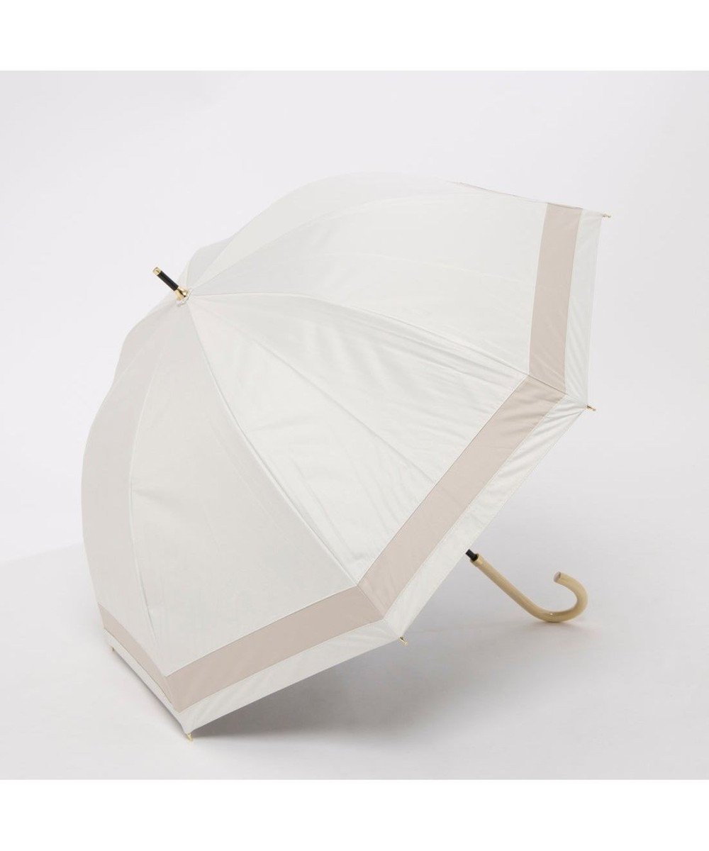 【アンビリオン/UNBILLION】のカシュネ cachenez / 【晴雨兼用】【日傘】UV カット率99%以上 PU切り継ぎボーダーバルーンショートパラソル インテリア・キッズ・メンズ・レディースファッション・服の通販 founy(ファニー) 　ファッション　Fashion　レディースファッション　Fashion for Women　レイングッズ・傘・晴雨兼用傘　Umbrellas & Rain Gear　アクセサリー　Fashion Accessories　傘　Umbrella, Parasol　シンプル　Simple, Minimal　スカーフ　Scarf, Neckwear　ハンド　Hand, Handmade　帽子　Hat, Headwear　日傘　Parasol, UV Umbrella　モチーフ　Motif, Design Theme　再入荷　Restock / Back in Stock　ホワイト|ID: prp329100004481277 ipo3291000000032599845