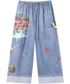 【ツモリチサト スリープ/tsumori chisato SLEEP】のツモリチサト ボトムス ルームウエア 8分丈 綿100%(本体) 楊柳素材 レディース UOT248 /ワコール ブルー|ID: prp329100004481279 ipo3291000000031833461