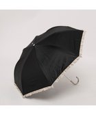 【アンビリオン/UNBILLION】のカシュネ cachenez / 【晴雨兼用】【日傘】UV カット率99%以上 PUバイカラーフリルトップレス折りたたみ傘 ブラック|ID: prp329100004481297 ipo3291000000031832961