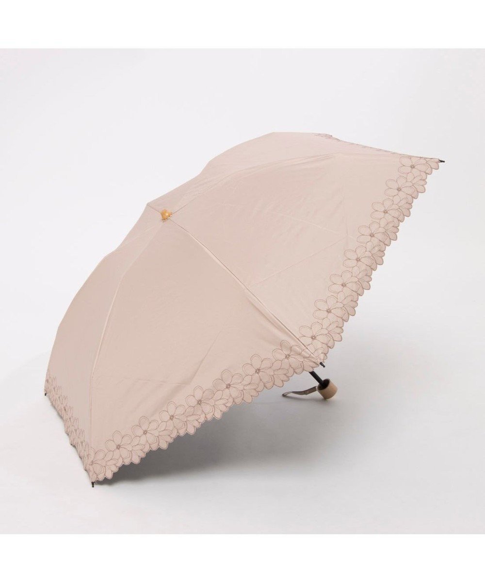 【アンビリオン/UNBILLION】のカシュネ cachenez / 【晴雨兼用】【日傘】UV カット率99%以上 PU軽量フラワー刺繍ミニ折りたたみ傘 インテリア・キッズ・メンズ・レディースファッション・服の通販 founy(ファニー) 　ファッション　Fashion　レディースファッション　WOMEN　傘 / レイングッズ　Umbrellas/Rainwear　アクセサリー　Accessories　コンパクト　Compact　傘　Umbrella　軽量　Lightweight　スカーフ　Scarf　ハンド　Hand　フェミニン　Feminine　フラワー　Flower　帽子　Hat　日傘　Parasol　モチーフ　Motif　再入荷　Restock/Back In Stock/Re Arrival　ピンク|ID: prp329100004481314 ipo3291000000032264650