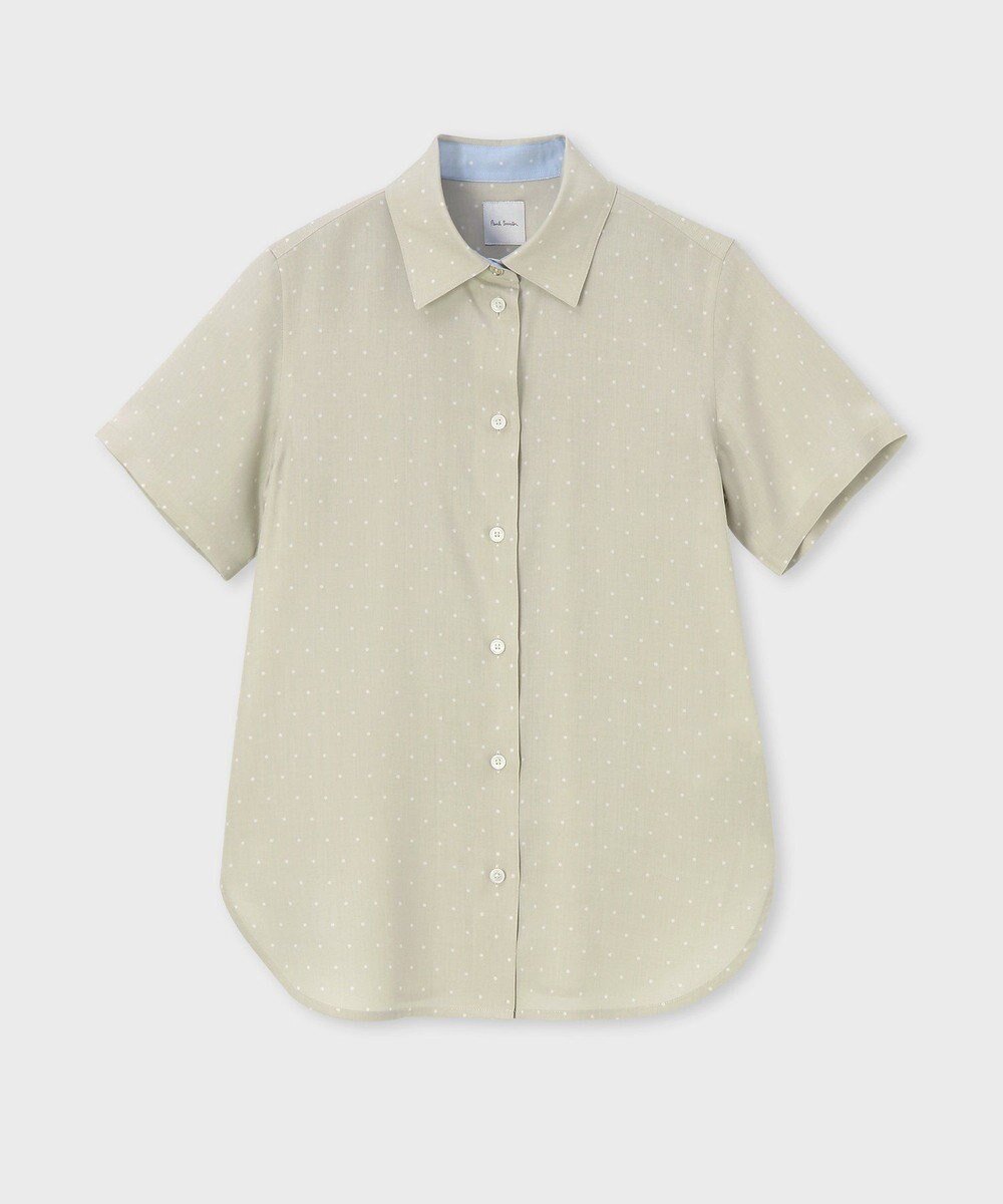 【ポール スミス/Paul Smith】の【洗える】ポルカドット 半袖シャツ インテリア・キッズ・メンズ・レディースファッション・服の通販 founy(ファニー) 　ファッション　Fashion　レディースファッション　WOMEN　トップス・カットソー　Tops/Tshirt　シャツ/ブラウス　Shirts/Blouses　おすすめ　Recommend　とろみ　Thickness　ドット　Dot　フェミニン　Feminine　リラックス　Relax　エレガント 上品　Elegant　半袖　Short Sleeve　夏　Summer　S/S・春夏　Ss・Spring/Summer　洗える　Washable　A/W・秋冬　Aw・Autumn/Winter・Fw・Fall-Winter　ベージュ|ID: prp329100004481364 ipo3291000000031592885