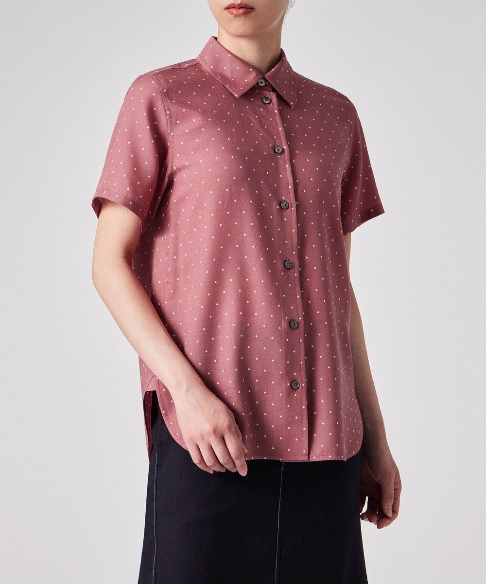 【ポール スミス/Paul Smith】の【洗える】ポルカドット 半袖シャツ インテリア・キッズ・メンズ・レディースファッション・服の通販 founy(ファニー) 　ファッション　Fashion　レディースファッション　WOMEN　トップス・カットソー　Tops/Tshirt　シャツ/ブラウス　Shirts/Blouses　おすすめ　Recommend　とろみ　Thickness　ドット　Dot　フェミニン　Feminine　リラックス　Relax　エレガント 上品　Elegant　半袖　Short Sleeve　夏　Summer　S/S・春夏　Ss・Spring/Summer　洗える　Washable　A/W・秋冬　Aw・Autumn/Winter・Fw・Fall-Winter　ピンク|ID: prp329100004481364 ipo3291000000032034214