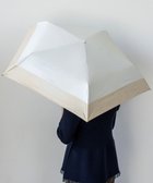 【エニィ スィス/any SiS】の【晴雨兼用/UVカット・遮光】バイカラーライト 折りたたみ傘 オフ|ID: prp329100004481367 ipo3291000000034295524