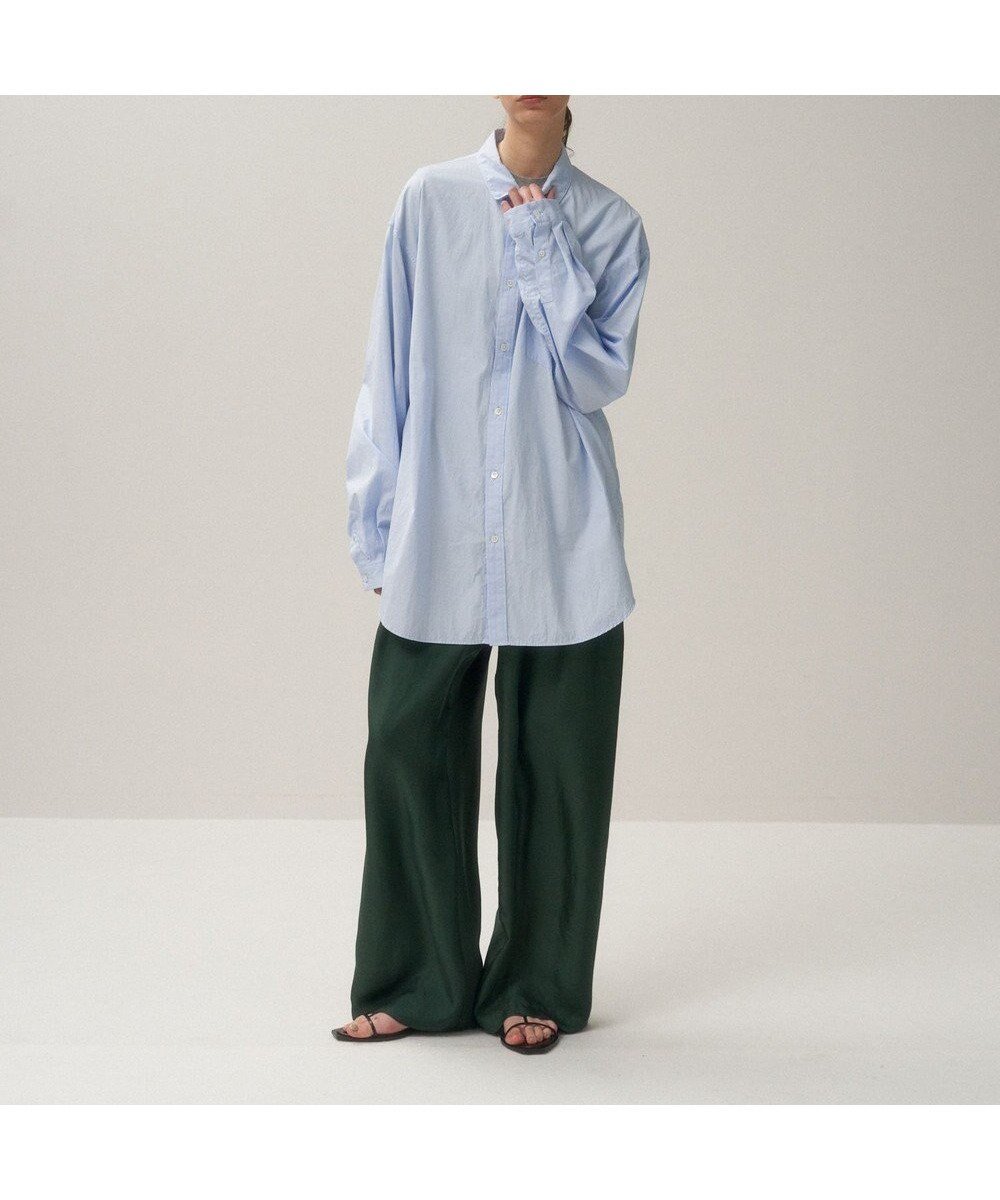 【エイトン/ATON】のNATURAL DYED SILK TWILL イージーワイドパンツ インテリア・キッズ・メンズ・レディースファッション・服の通販 founy(ファニー) 　ファッション　Fashion　レディースファッション　WOMEN　パンツ　Pants　春　Spring　シルク　Silk　ストレート　Straight　ワイド　Wide　S/S・春夏　Ss・Spring/Summer　再入荷　Restock/Back In Stock/Re Arrival　夏　Summer　GREEN|ID: prp329100004481370 ipo3291000000031592908
