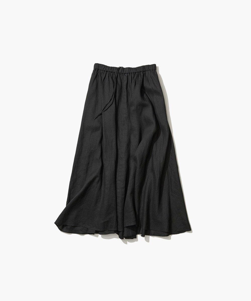 【エイトン/ATON】のNATURAL DYED LINEN LAWN ギャザースカート インテリア・キッズ・メンズ・レディースファッション・服の通販 founy(ファニー) 　ファッション　Fashion　レディースファッション　Ladies' Fashion Online　スカート　Skirt　春　Spring　ギャザー　Gather　サテン　Satin　ドレス　Dress　ドレープ　Drape　マキシ　Maxi　リネン　Linen　リラックス　Relax　S/S・春夏　Ss・Spring/Summer　夏　Summer　BLACK|ID: prp329100004481373 ipo3291000000032062714