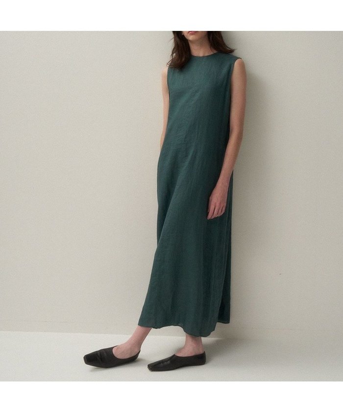 【エイトン/ATON】のNATURAL DYED LINEN LAWN タックドレス インテリア・キッズ・メンズ・レディースファッション・服の通販 founy(ファニー) https://founy.com/ ファッション Fashion レディースファッション WOMEN ワンピース Dress ドレス Party Dresses 春 Spring ギャザー Gather サテン Satin ドレス Dress ドレープ Drape リネン Linen S/S・春夏 Ss・Spring/Summer 夏 Summer |ID: prp329100004481374 ipo3291000000032370469