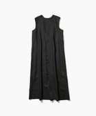 【エイトン/ATON】のNATURAL DYED LINEN LAWN タックドレス BLACK|ID: prp329100004481374 ipo3291000000032370471