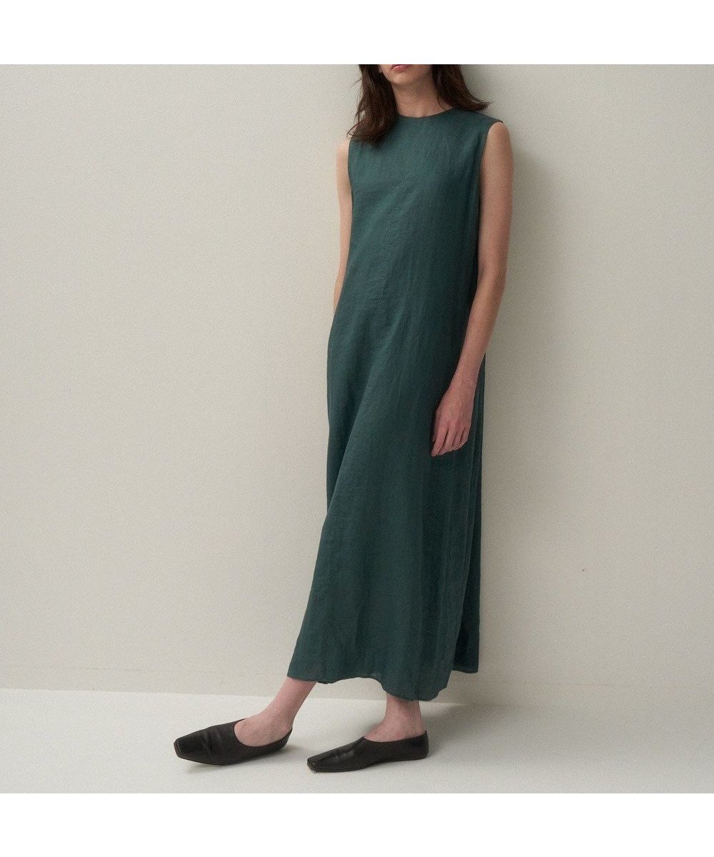 【エイトン/ATON】のNATURAL DYED LINEN LAWN タックドレス 人気、トレンドファッション・服の通販 founy(ファニー) 　ファッション　Fashion　レディースファッション　Fashion for Women　ワンピース　Dresses　フォーマル・パーティードレス・結婚式用ドレス　Elegant & Casual Dresses　春　Spring　ギャザー　Gathered, Ruffled　サテン　Satin, Glossy Fabric　ドレス　Dress, One-Piece　ドレープ　Drape, Draping Fabric　リネン　Linen, Linen Fabric　S/S・春夏　SS, Spring/Summer, Warm Season　夏　Summer　 other-1|ID: prp329100004481374 ipo3291000000033247131