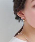 【フィービィー/phoebe】のバックモチーフイヤリング パール×メタル ホワイト|ID: prp329100004481401 ipo3291000000031833328