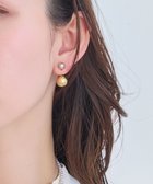 【フィービィー/phoebe】のバックモチーフイヤリング コンビメタル シルバー|ID: prp329100004481402 ipo3291000000031833333