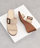 【インター ショシュール/INTER-CHAUSSURES】の【ITALIAN SHOEMAKERS】べっ甲風バックルサンダル ベージュ|ID: prp329100004481410 ipo3291000000032417230