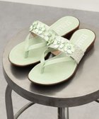 【インター ショシュール/INTER-CHAUSSURES】の【ITALIAN SHOEMAKERS】フラワーベルトトングサンダル グリーン|ID: prp329100004481417 ipo3291000000032457323