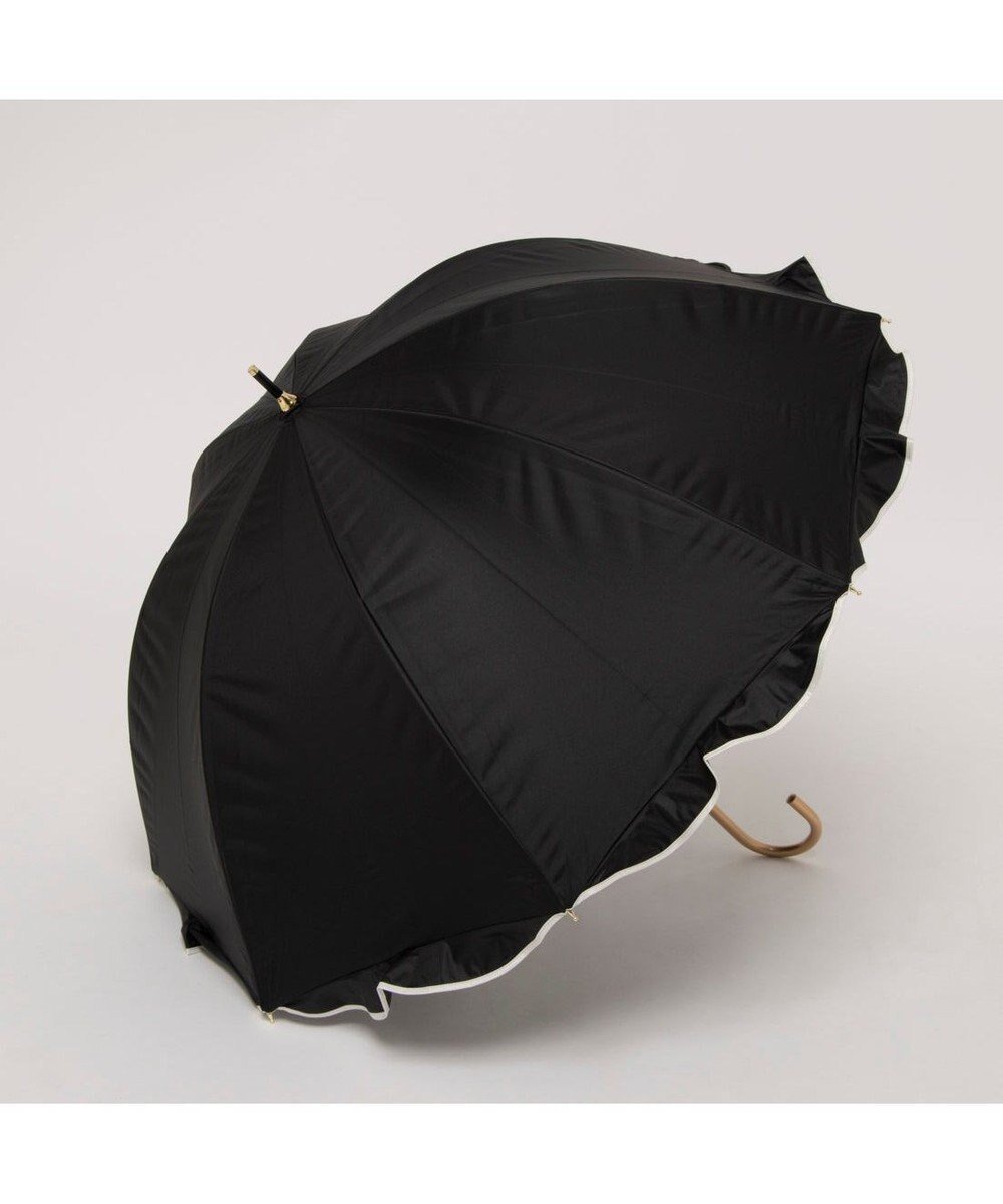 【アンビリオン/UNBILLION】のカシュネ cachenez / 【晴雨兼用】【日傘】 UV カット率99%以上 PUへプラムバルーンショートパラソル インテリア・キッズ・メンズ・レディースファッション・服の通販 founy(ファニー) 　ファッション　Fashion　レディースファッション　WOMEN　傘 / レイングッズ　Umbrellas/Rainwear　アクセサリー　Accessories　傘　Umbrella　スカーフ　Scarf　ハンド　Hand　ペプラム　Peplum　帽子　Hat　日傘　Parasol　モチーフ　Motif　再入荷　Restock/Back In Stock/Re Arrival　ブラック|ID: prp329100004481435 ipo3291000000031833395