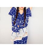 【ツモリチサト スリープ/tsumori chisato SLEEP】のツモリチサト パジャマ 5分袖 半袖 9分丈 綿100%(本体) ローン素材 レディース UDT146 /ワコール コン|ID: prp329100004481437 ipo3291000000031593189