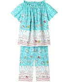 【ツモリチサト スリープ/tsumori chisato SLEEP】のツモリチサト パジャマ 5分袖 半袖 9分丈 綿100%(本体) ローン素材 レディース UDT146 /ワコール サックス|ID: prp329100004481437 ipo3291000000031593191