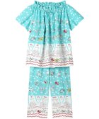 【ツモリチサト スリープ/tsumori chisato SLEEP】のツモリチサト パジャマ 5分袖 半袖 9分丈 綿100%(本体) ローン素材 レディース UDT146 /ワコール サックス|ID: prp329100004481437 ipo3291000000032675379
