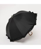 【アンビリオン/UNBILLION】のカシュネ cachenez / 【晴雨兼用】【日傘】 UV カット率99%以上 PUビッグフリルショートパラソル ブラック|ID: prp329100004481455 ipo3291000000031833430