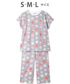 【ツモリチサト スリープ/tsumori chisato SLEEP】のツモリチサト パジャマ 3分袖 半袖 8分丈 綿100%(本体) 天竺素材 レディース UDT156 /ワコール グレー|ID: prp329100004481459 ipo3291000000031825045