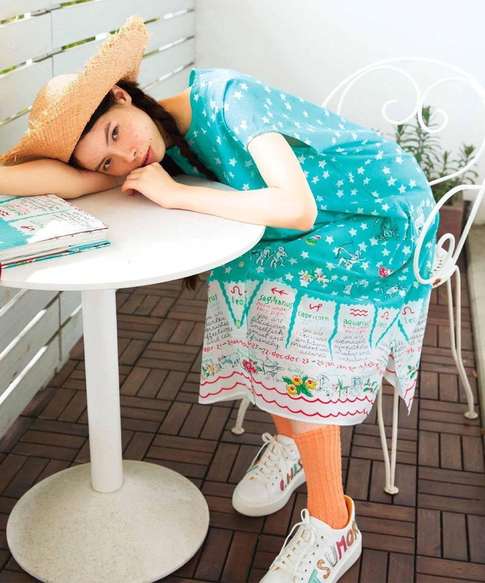【ツモリチサト スリープ/tsumori chisato SLEEP】のツモリチサト ワンピース ルームウエア 4分袖 綿100%(本体) ローン素材 ロング丈(ふくらはぎ付近) レディース UNT146 /ワコール インテリア・キッズ・メンズ・レディースファッション・服の通販 founy(ファニー) 　ファッション　Fashion　レディースファッション　WOMEN　ワンピース　Dress　パジャマ　Pajamas　ポケット　Pocket　ロング　Long　サックス|ID: prp329100004481466 ipo3291000000031833443