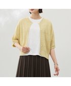 【ジェイ プレス/J.PRESS】の【洗える】PATTERN MESH ドルマンスリーブ カーディガン イエロー系|ID: prp329100004481489 ipo3291000000031824631